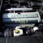 Jaguar XJ 3.2L engine bay after professional autogas installation