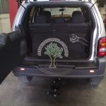 Jeep Cherokee KJ boot mounted lpg tank 105L