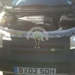 Land Rover Freelander v6 engine bay after autogas system installation conversion