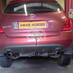 Nissan Murano 3.5 during Conversion installation of LPG filler